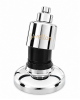 Wellon Shower Filter for Bathroom with Replaceable Cartridge | Helps Reduce Chlorine, Sediment & Hard Water Effects | Chrome Finish